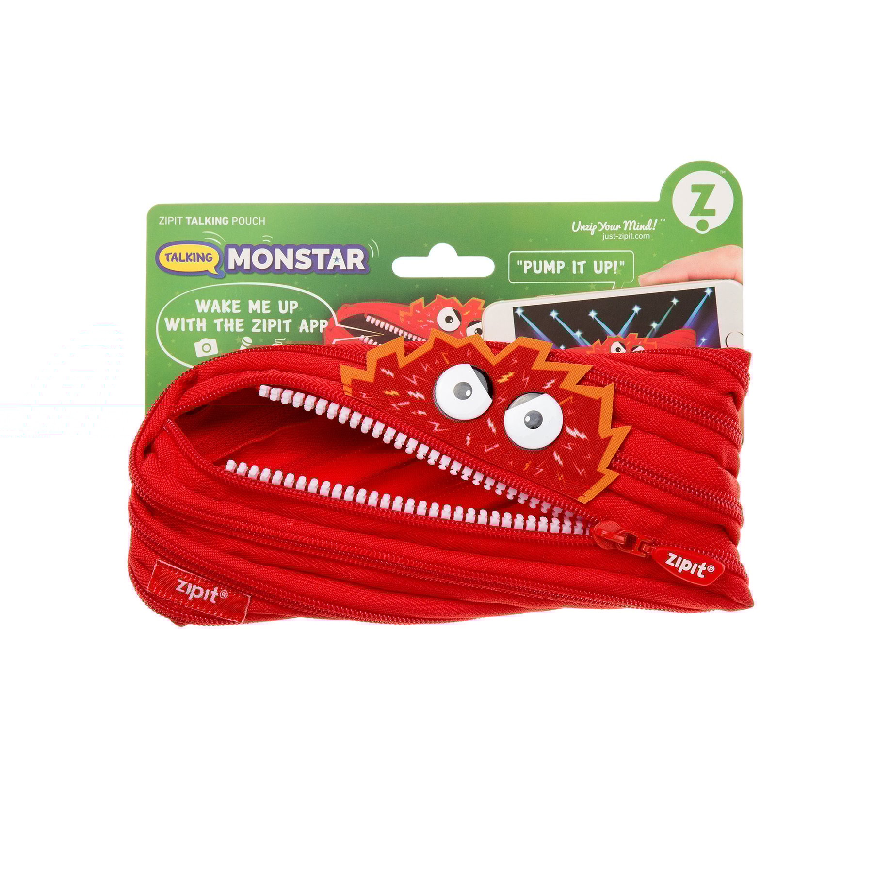 Zipit Несесер Talking Monstars, среден, червен - Image 7