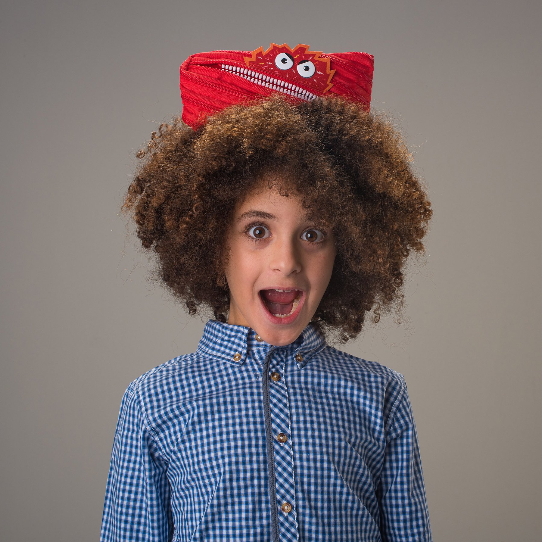 Zipit Несесер Talking Monstars, среден, червен - Image 8