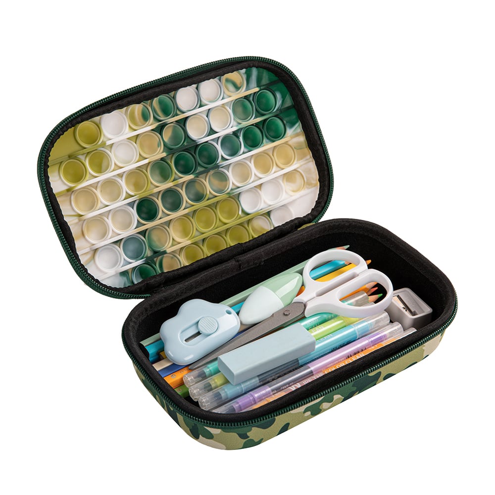Zipit Несесер - кутия Zip & Pop - Green Camo, среден - Image 5