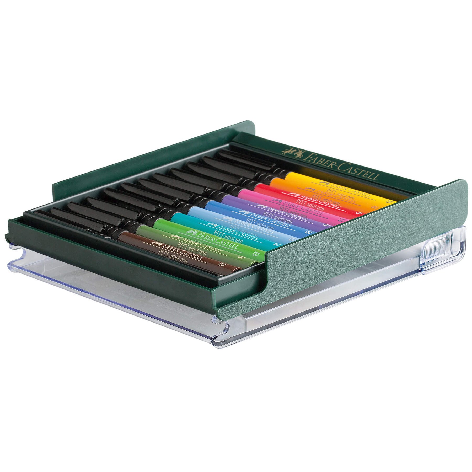 Faber-Castell Тънкописец Pitt Artist Pen, Bright, 12 цвята - Image 2