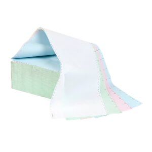 Безконечна принтерна хартия, 240 mm, 11&apos;&apos;, 4 пласта, цветна