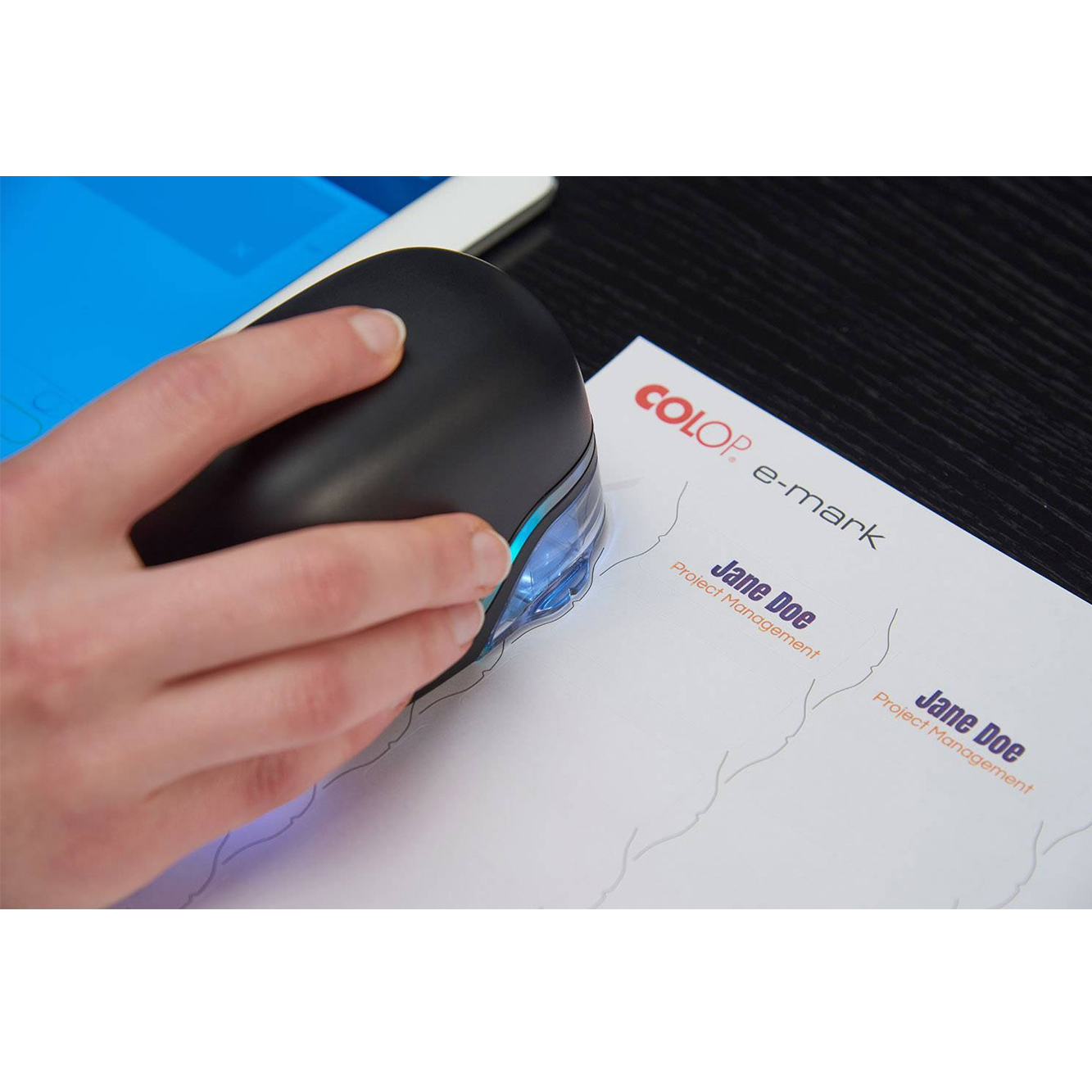 Colop Самозалепващи етикети E-Mark, 48 х 18 mm, заоблени ъгли, 10 листа - Image 3