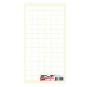 Top Office Самозалепващи етикети за цени, 12 x 18 mm, бели, 960 броя