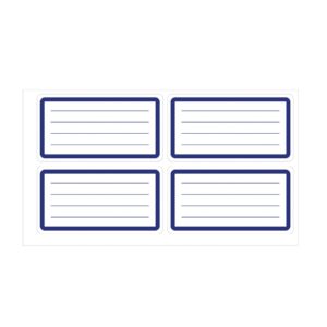 Top Office Самозалепващи етикети, ученически, бели, 40 броя