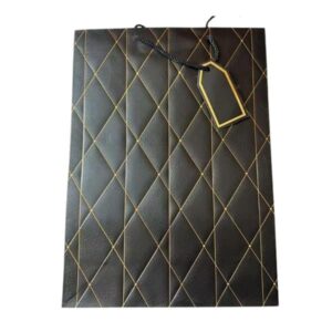 Подаръчна торбичка, каре, 30 х 42 х 12 cm, тъмносиня