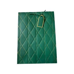 Подаръчна торбичка, каре, 30 х 42 х 12 cm, петрол