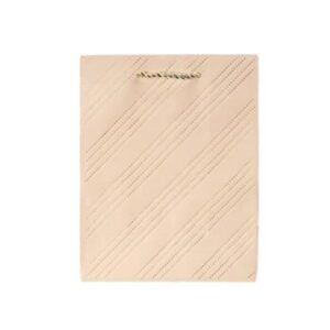 Подаръчна торбичка, имитация на шев, 18 х 23 х 10 cm, бежова