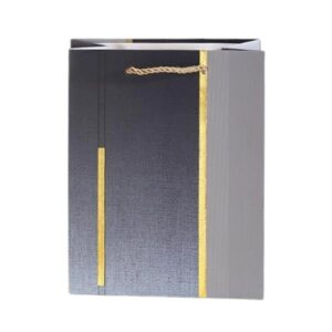 Подаръчна торбичка, мозайка, 26 х 32 х 10 cm, сива