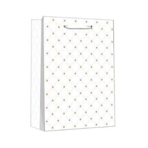 Подаръчна торбичка, 26 х 32 х 12 cm, бяла