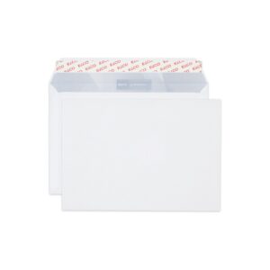Elco Пощенски плик, C5, 162 х 229 mm, 100 g, прав капак със самозалепваща лента, бял,100 броя