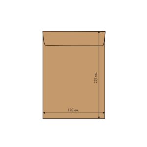 Airpoc Плик с въздушни мехурчета C/13, 225 x 175 mm, със самозалепваща лента, кафяв