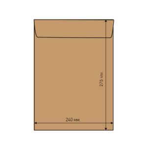 Airpoc Плик с въздушни мехурчета E/15, 275 x 240 mm, със самозалепваща лента, кафяв