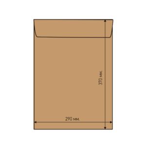 Airpoc Плик с въздушни мехурчета H/18, 370 x 290 mm, със самозалепваща лента, кафяв