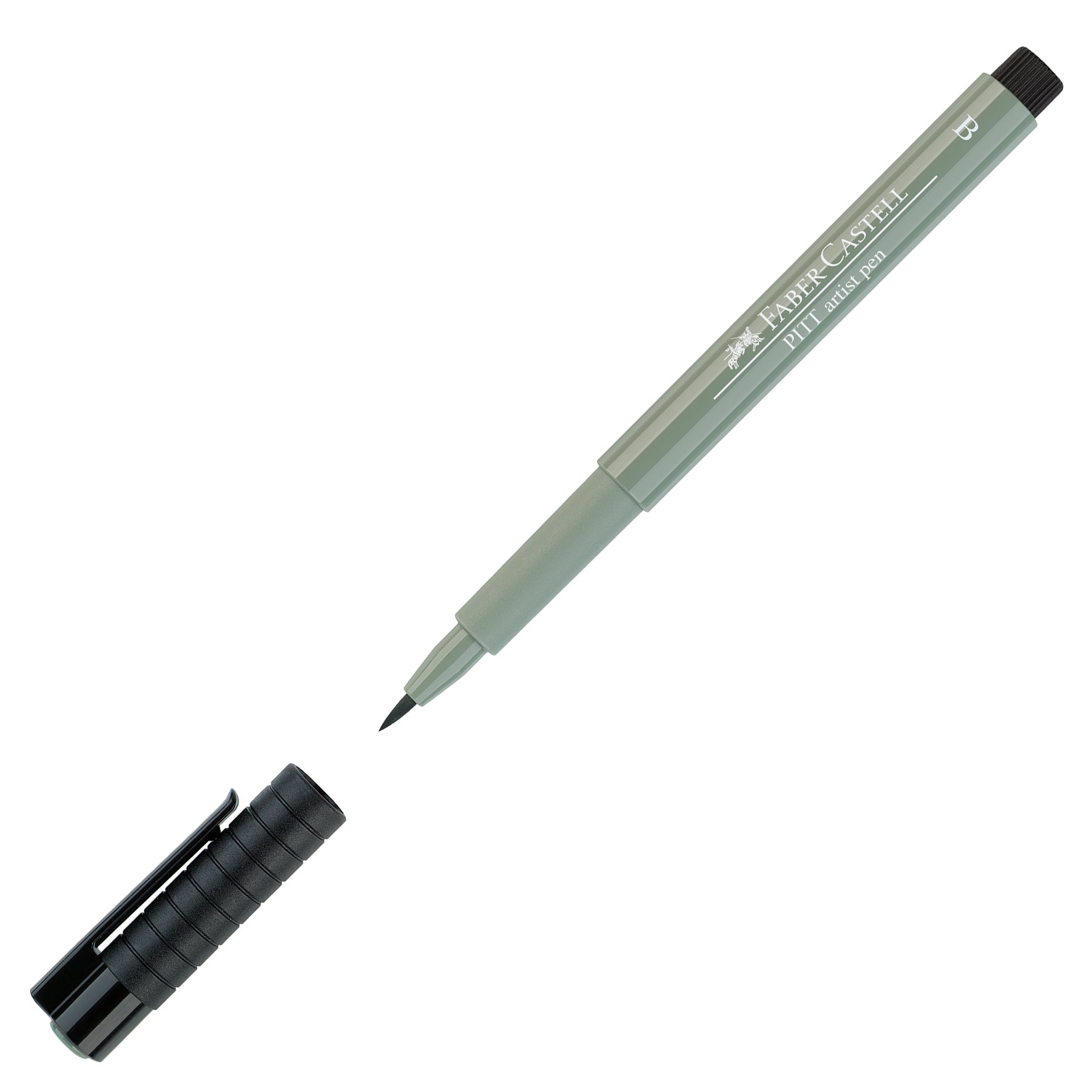 Faber-Castell Маркер-четка Pitt Artist Pen, B, № 172, земнозелен - Image 2