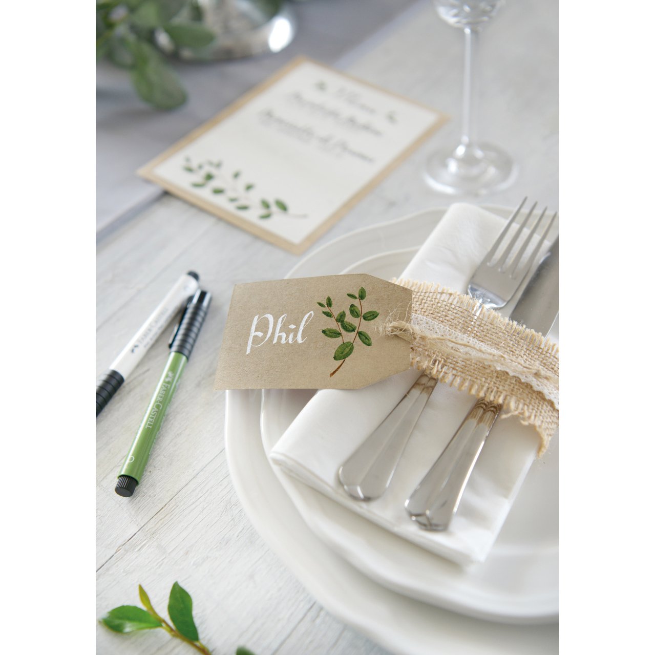 Faber-Castell Маркер Pitt Artist, за калиграфия, 8 цвята класик - Image 4