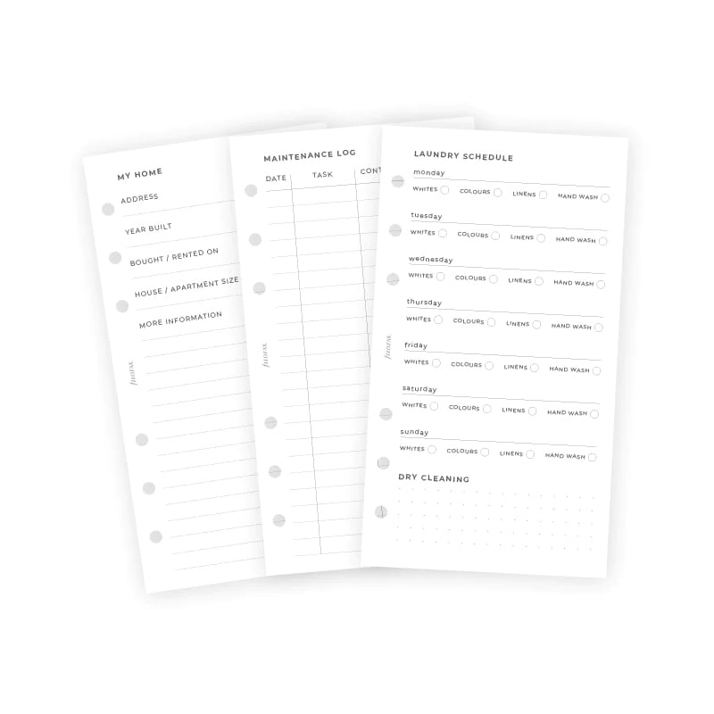 Filofax Пълнител за органайзер Minimal Personal, за дома - Image 2