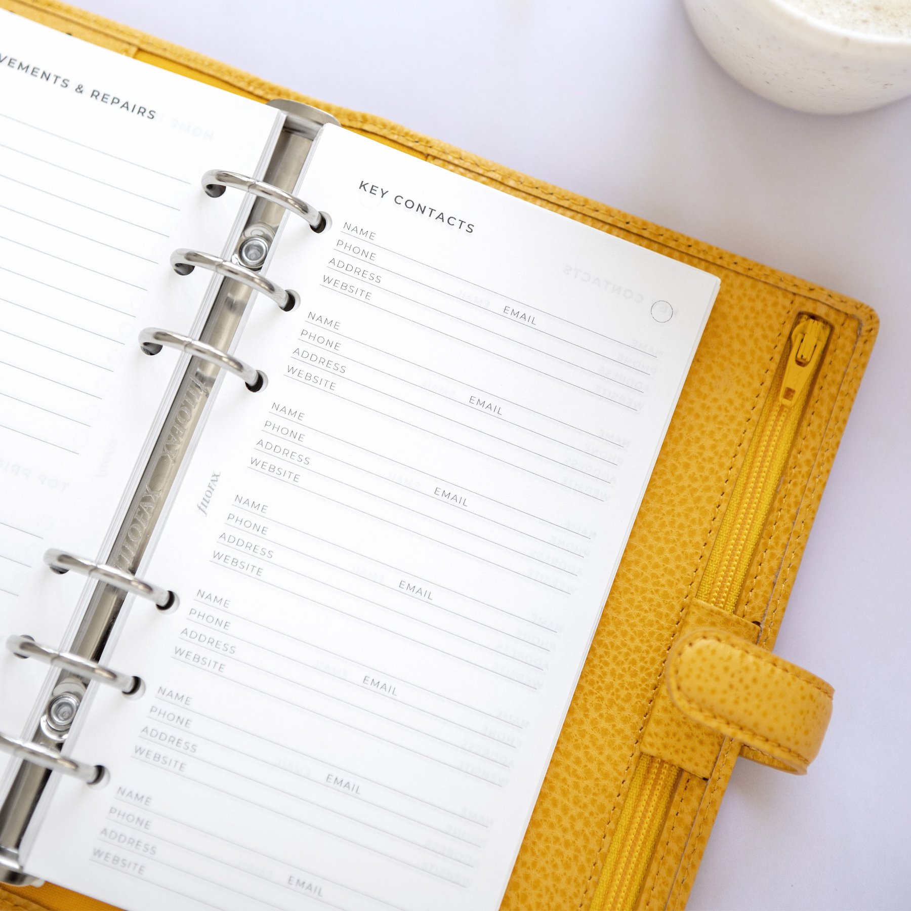 Filofax Пълнител за органайзер Minimal Personal, за дома - Image 7