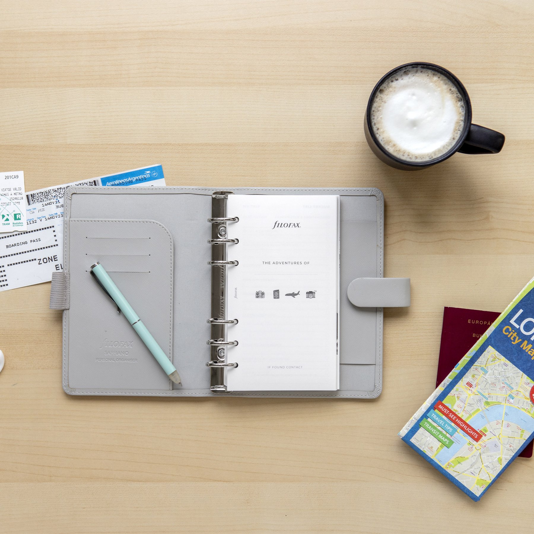 Filofax Пълнител за органайзер Minimal Personal, за пътуване - Image 7