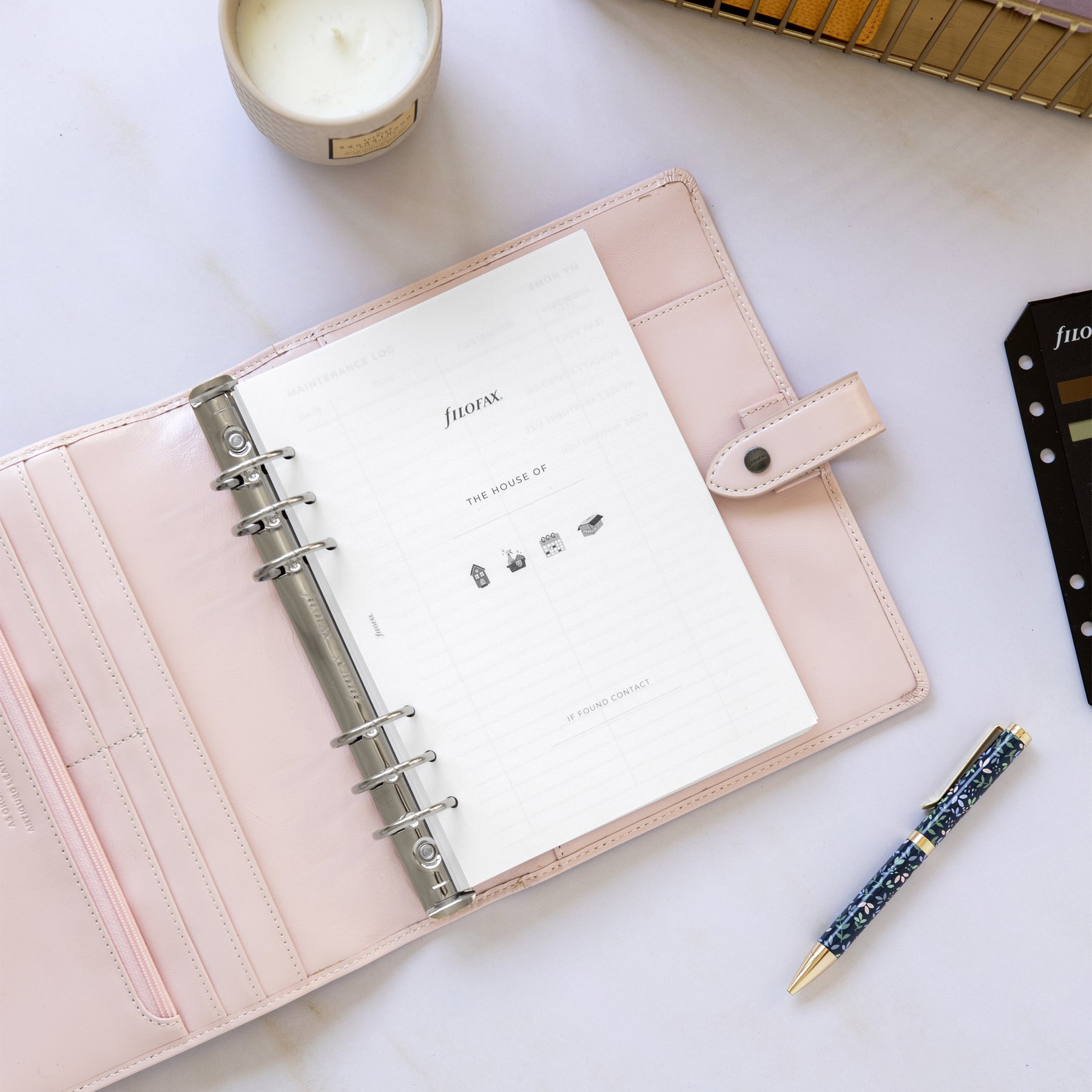 Filofax Пълнител за органайзер Minimal, А5, за дома - Image 7