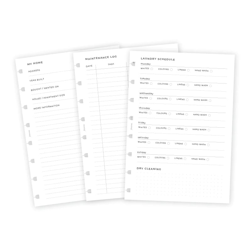 Filofax Пълнител за тефтер Minimal, А5, за дома - Image 2