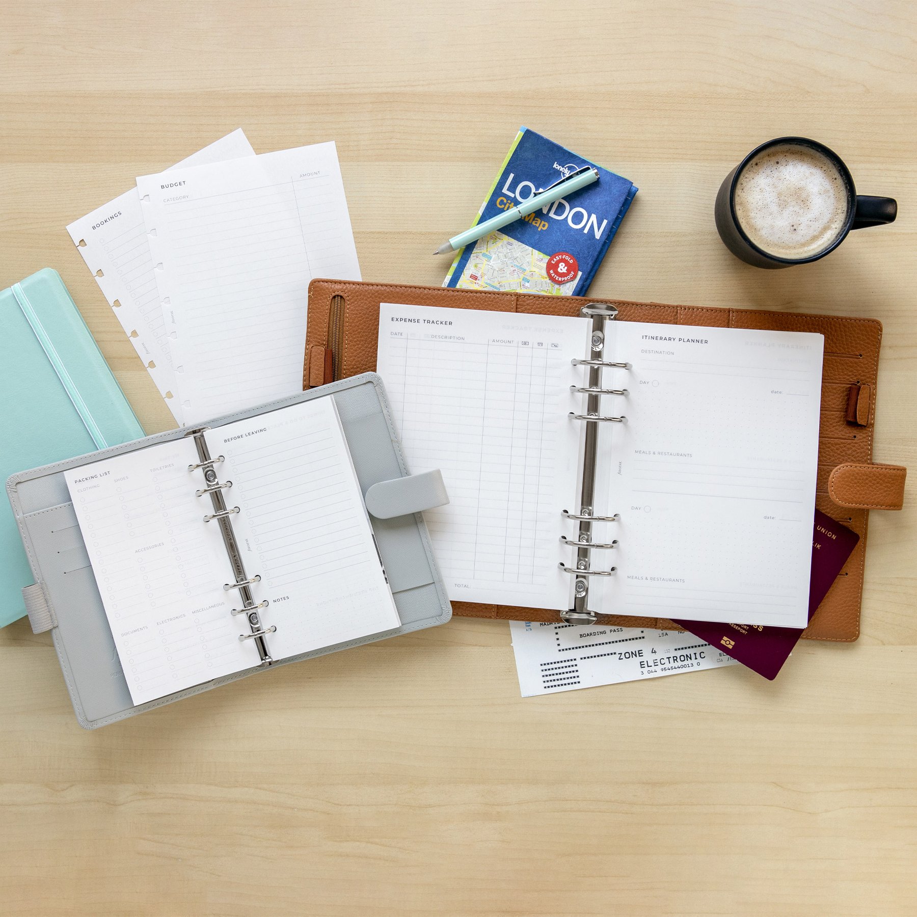 Filofax Пълнител за тефтер Minimal, А5, за пътуване - Image 6