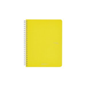 Fabriano Тетрадка Ecoqua, A5, картонена корица, със спирала, 70 листа, жълта