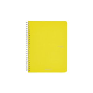 Fabriano Тетрадка Ecoqua, A4, картонена корица, със спирала, 70 листа, жълта