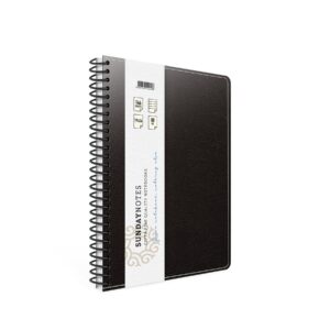 Gipta Тетрадка Sunday, 17 х 24 cm, кремава хартия, широки редове, твърда корица, със спирала, 140 листа