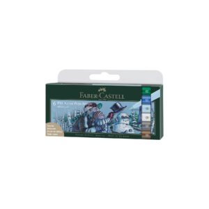 Faber-Castell Маркер-четка Pitt Artist, зима, 6 броя