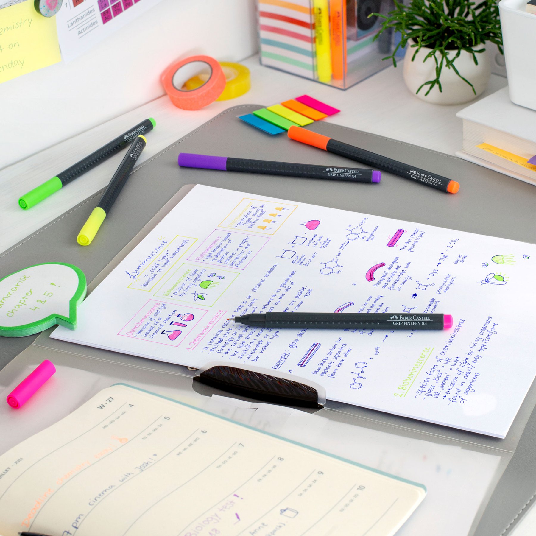 Faber-Castell Grip Тънкописец, 0.4 mm, неонов, 5 цвята - Image 3