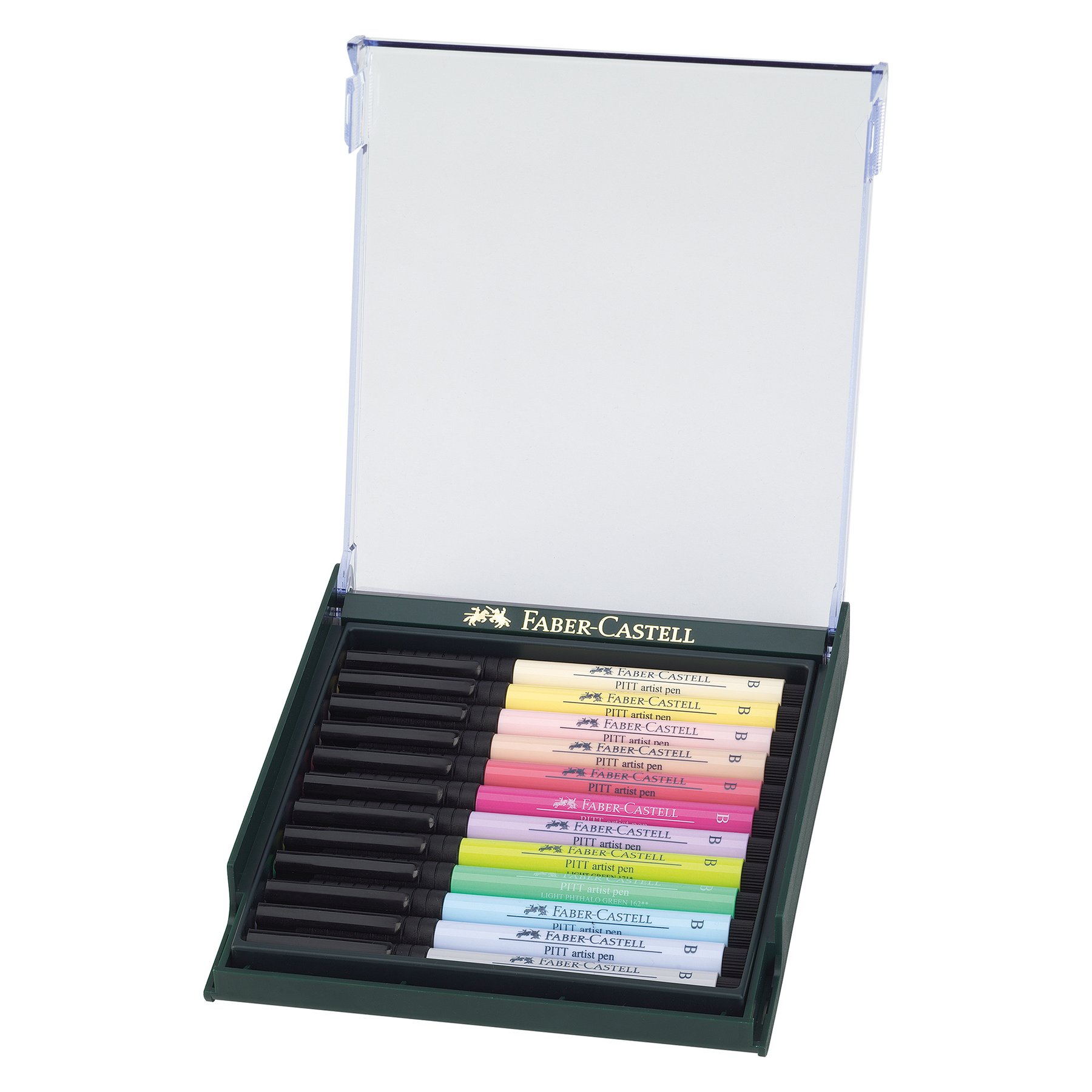 Faber-Castell Тънкописец Pitt Artist Pen, Pastel, 12 цвята - Image 2