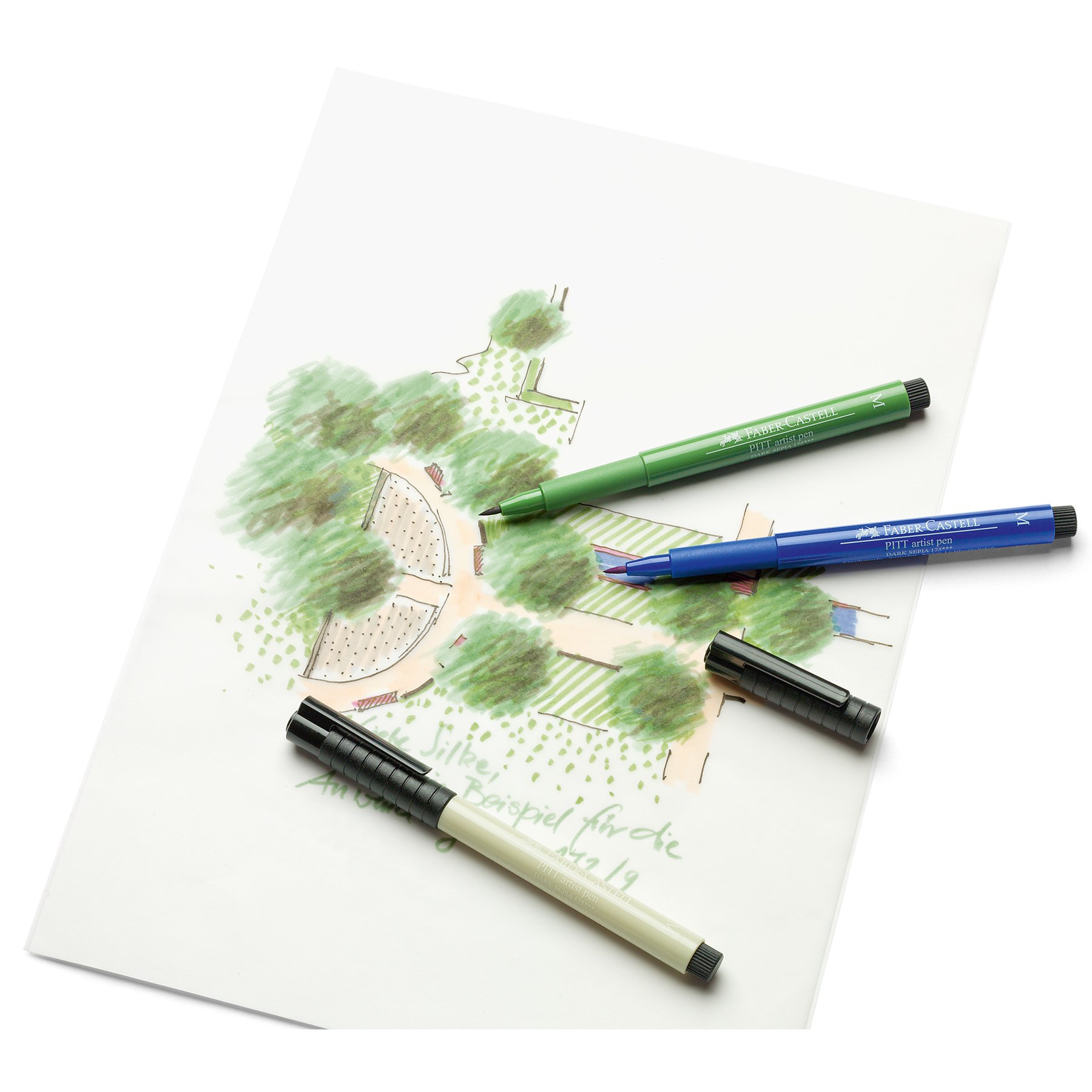 Faber-Castell Тънкописец Pitt Artist Pen, Pastel, 12 цвята - Image 4