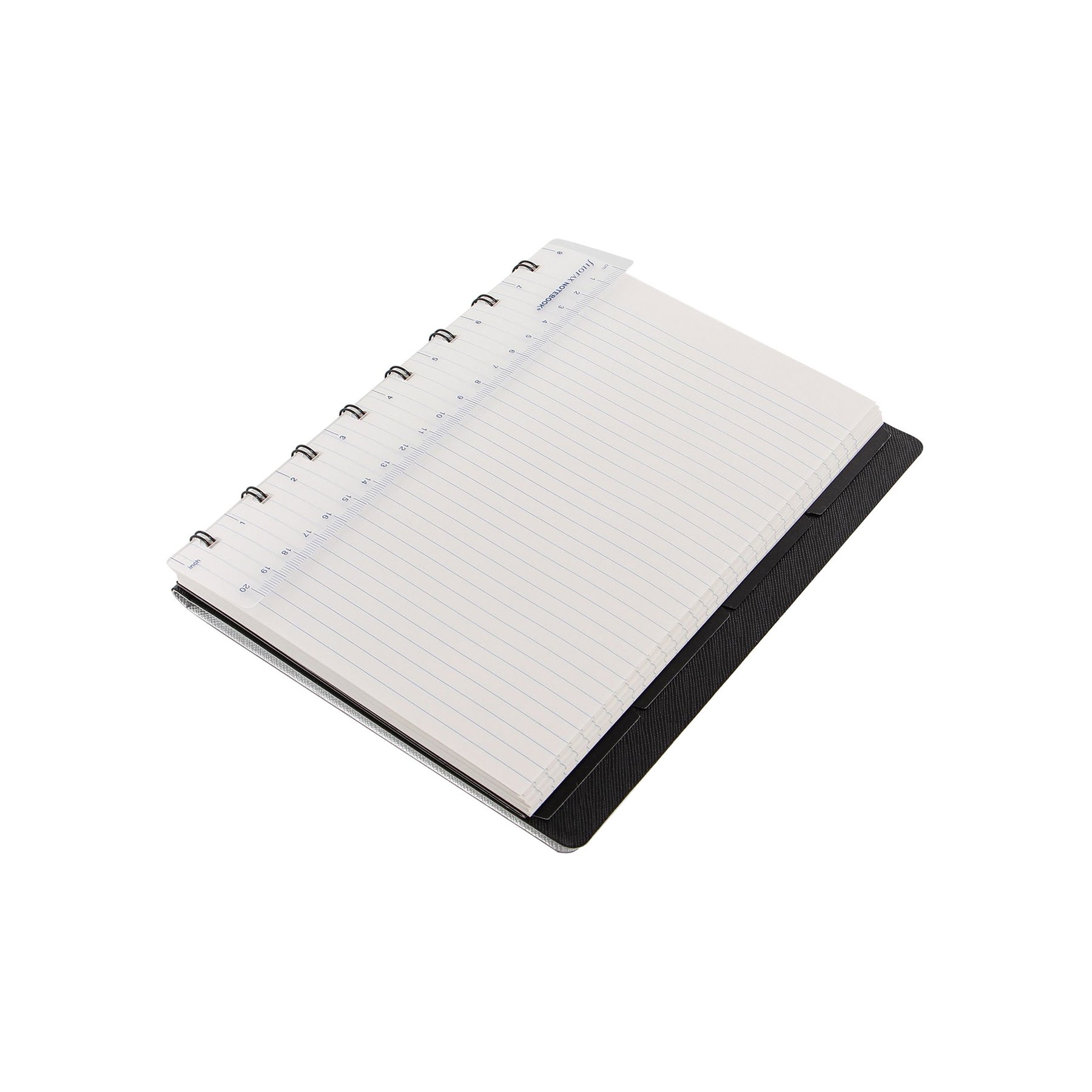 Filofax Тефтер Saffiano, A5, металик, сребрист - Image 3