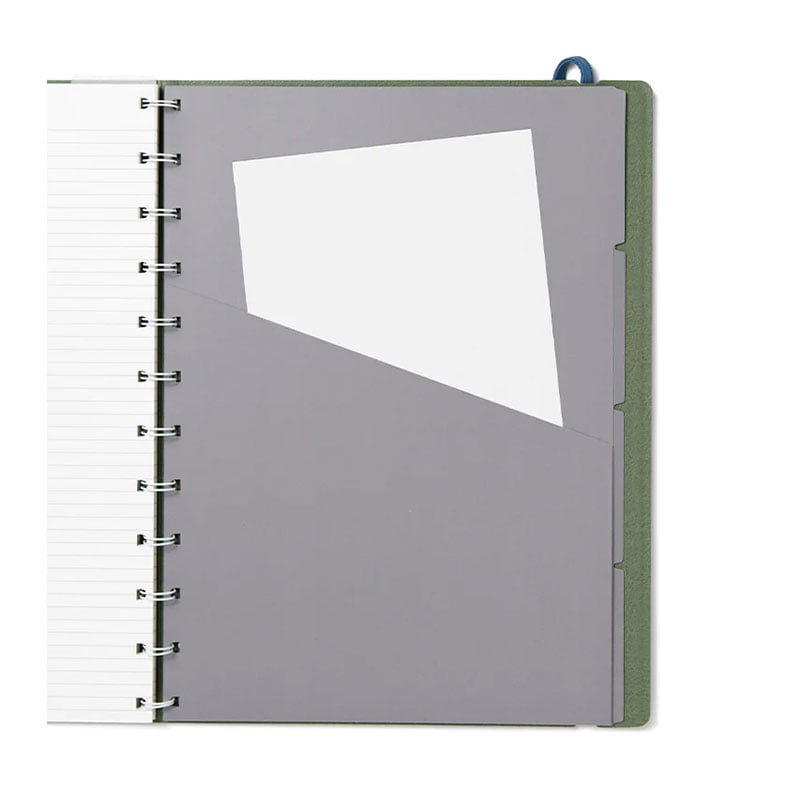 Filofax Тефтер Neutrals, A4, тъмнозелен - Image 4