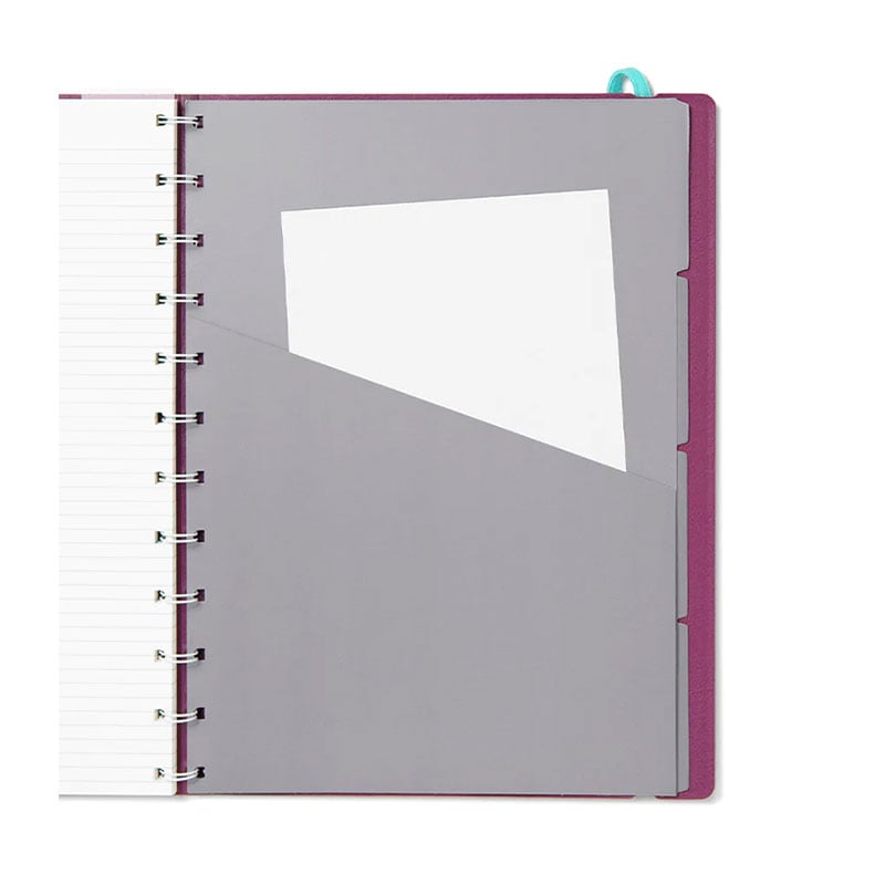 Filofax Тефтер Neutrals, A4, тъмнолилав - Image 5