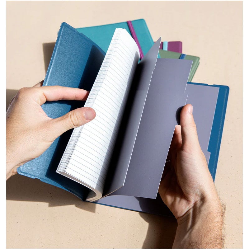 Filofax Тефтер Neutrals, A5, тъмносин - Image 6