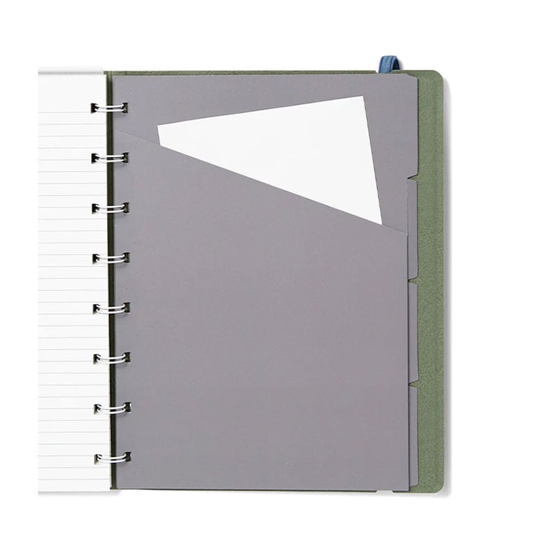 Filofax Тефтер Neutrals, A5, тъмнозелен - Image 5
