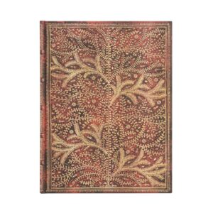 Paperblanks Тефтер Wildwood, 180 х 230 mm, широки редове, твърда корица, 72 листа