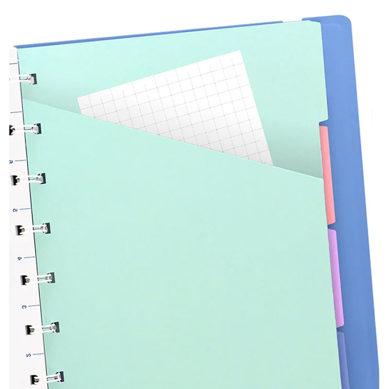 Filofax Тефтер Classic, A5, наситеносин - Image 5