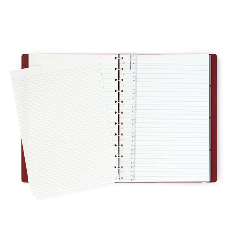 Filofax Тефтер Classic Bright, A4, на редове, бордо - Image 4
