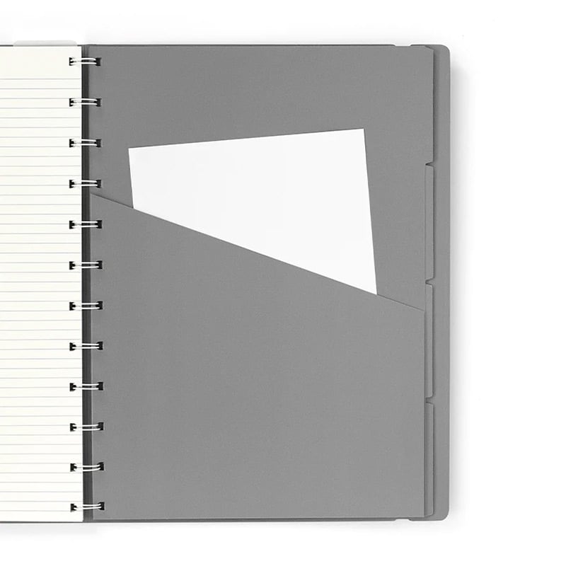 Filofax Тефтер Classic Bright, A4, на редове, графит - Image 5