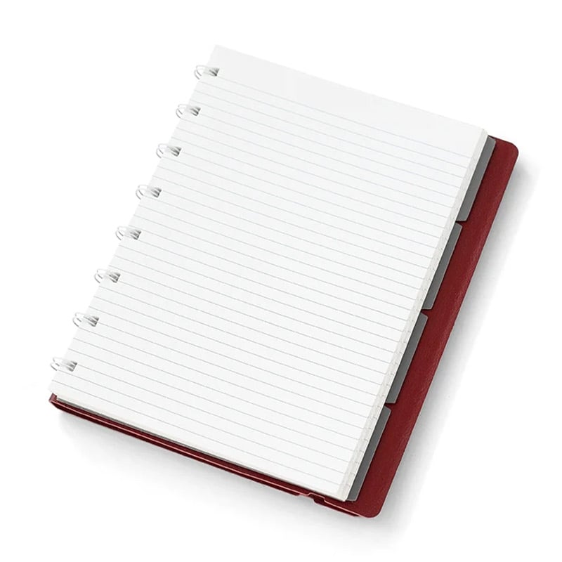 Filofax Тефтер Classic Bright, A5, на редове, бордо - Image 3
