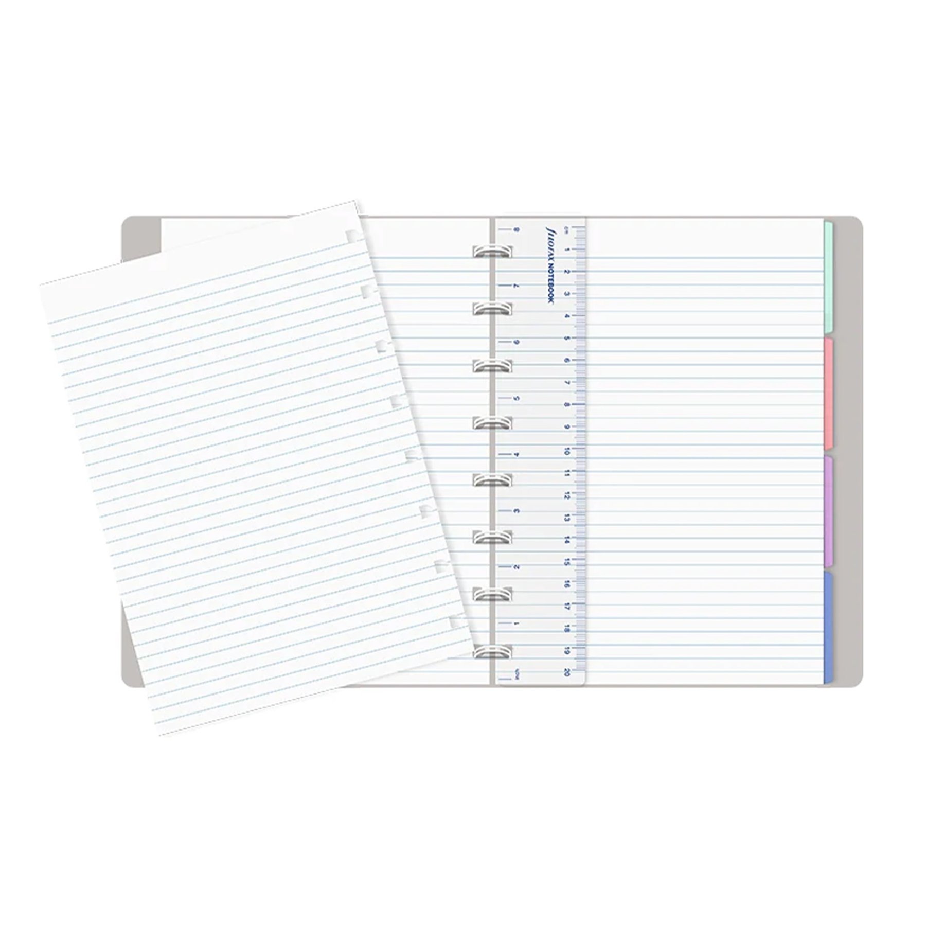 Filofax Тефтер Classic Pastel, A5, светлосив - Image 3