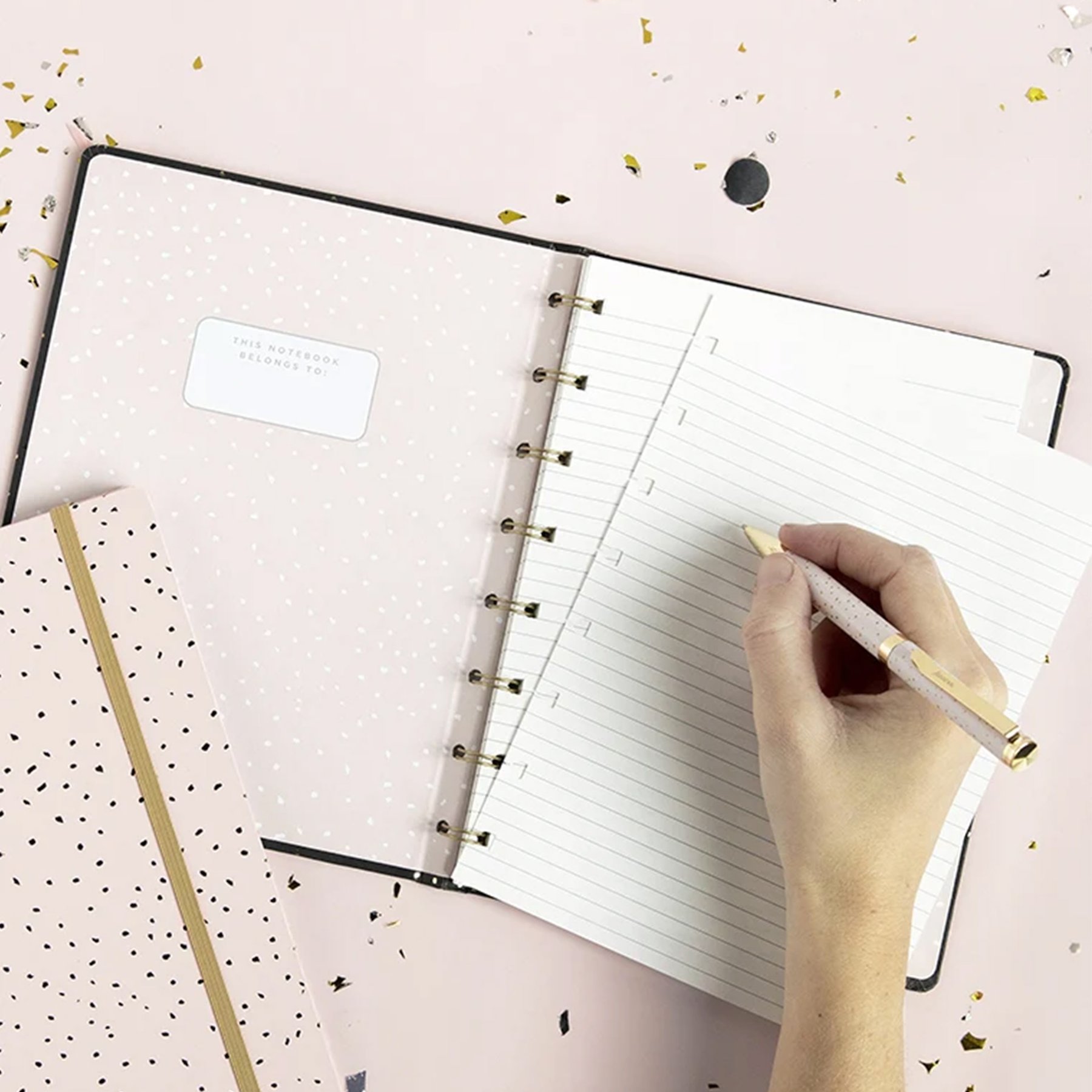Filofax Тефтер Confetti, A5, черен - Image 5