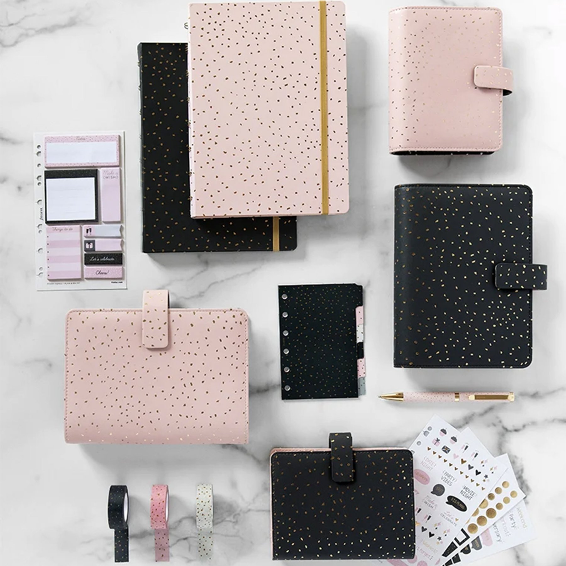 Filofax Тефтер Confetti, A5, розов - Image 2