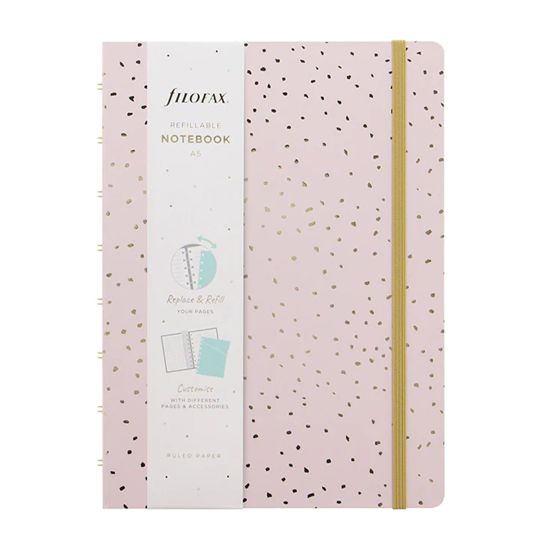 Filofax Тефтер Confetti, A5, розов - Image 7