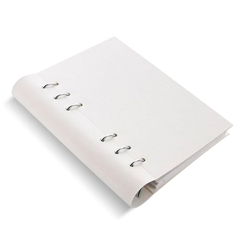 Filofax Тефтер Clipbook Monochrome Personal, бял - Image 2