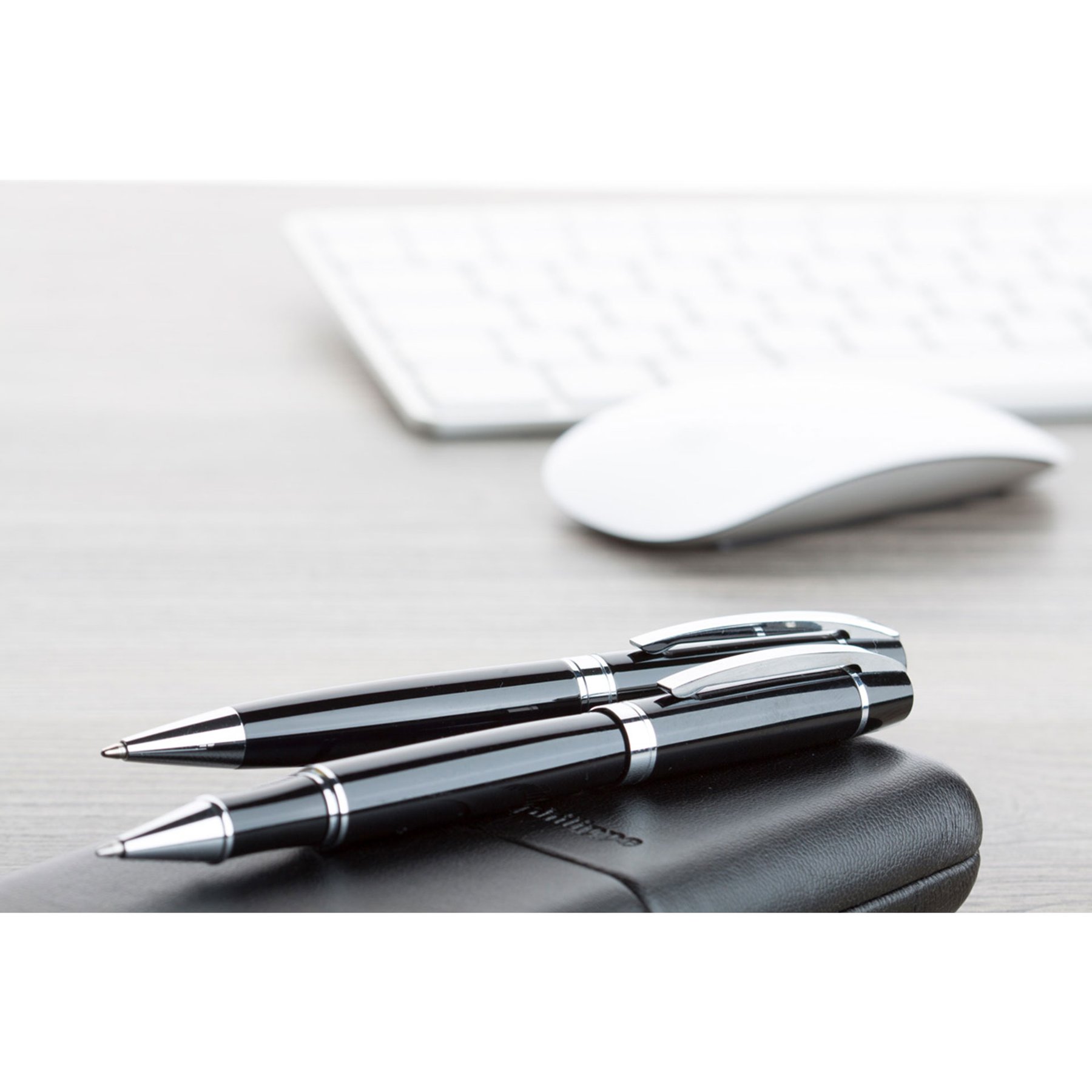 Andre Phillippe Комплект химикалка и ролер Quilan, в кутия, черен - Image 6