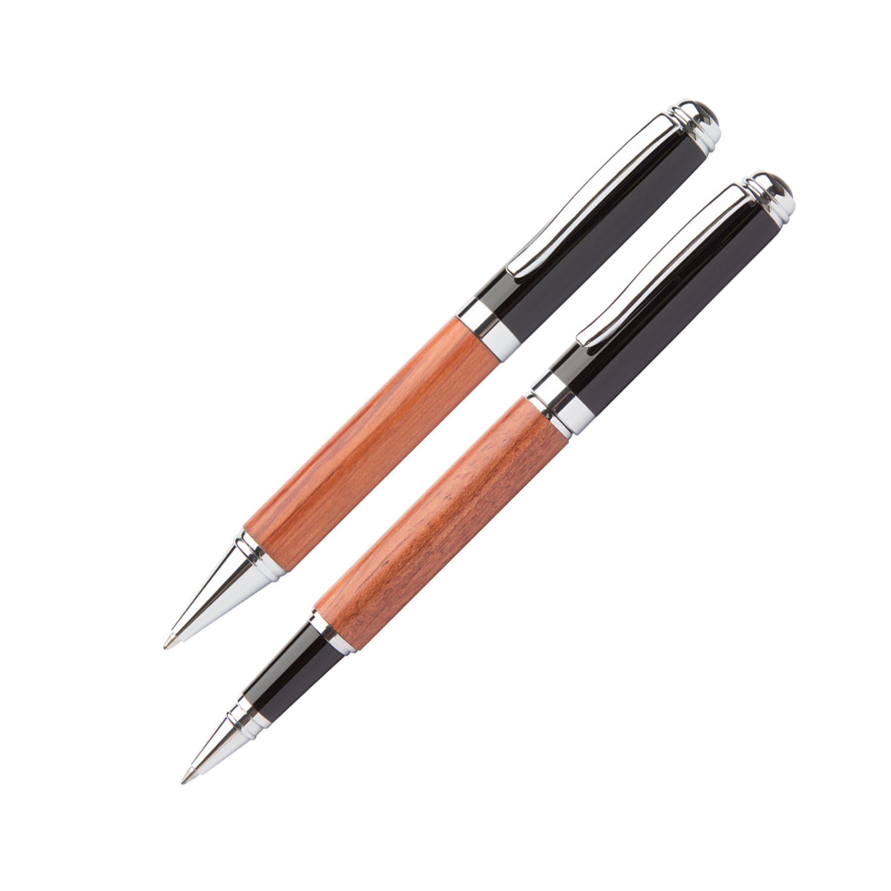 Cool Комплект химикалка и ролер Bayonne, в кутия, черен и кафяв - Image 3