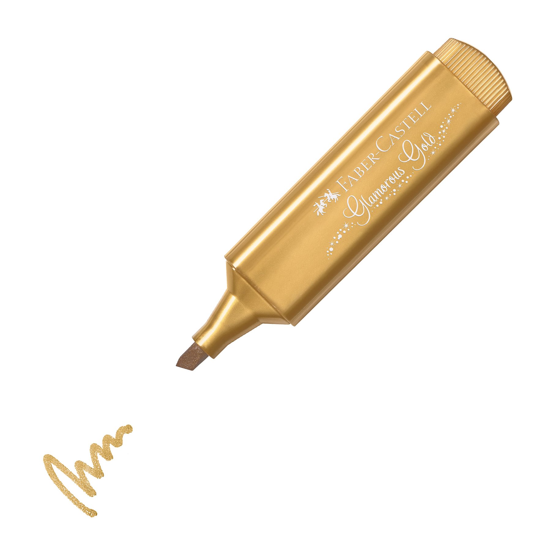 Faber-Castell Текст маркер 1546, металик, златист - Image 4
